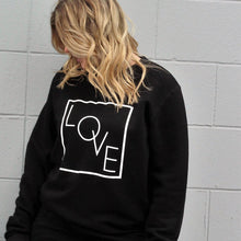 LOVE - Adult Crewneck Black Sweater